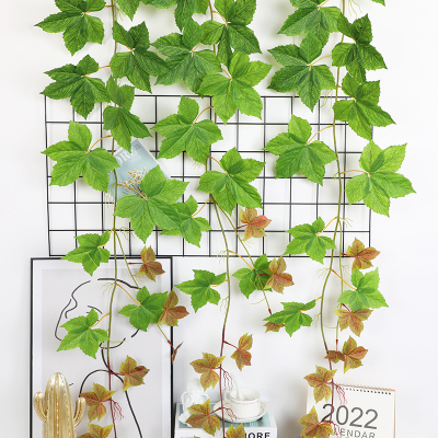 Artificial Flower Ivy Rattan Plant Decorative Plastic Fake Flower Vine Leaves Water Pipe Covering Ceiling Supplies