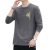 Long Sleeve T-shirt Men's Spring and Autumn New Loose Back Casual Top Inner Wear Cotton Base Shirt Fashion Bear Sweater