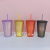 Cross-Border Gradient Color New Large Capacity Studded Water Cup 700ml Transparent Plastic as Durian Cup Stock