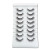 False Eyelashes 3dt09 Flat Natural Long Three-Dimensional Multi-Layer Style 8 Double Pairs of False Eyelashes Factory Wholesale
