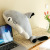 Creative Shark Cat Pillow Plush Toy Cute Comfort Ragdoll Children's Large Sleeping Leg-Supporting Birthday Gift for Women