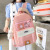 Four-Piece Backpack Schoolbag Women's Backpack Make-up Bag Backpack Manufacturer