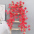 Emulational Red Maple Leaf Leaf Shaped Fake Flower Rattan Winding Water Pipe Decoration Plastic Indoor Ceiling Green Plant Vine