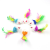Cat Toy Colorful Feather Plush Mouse Cat Toy Cat Teaser Toy Cat Toy Little Mouse Pet Toy