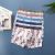 Men's Cool Ice Silk Printed Boxer Briefs Men's Nylon Underpants Shorts Cartoon Quick-Drying Summer Ultra-Thin Mid Waist