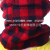 Winter Fashion Scarf Plaid Knitted Windproof Fleece Thickened Headgear Elastic Thermal Bandana Scarf Neck Scarf