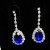 Bridal Ornament Set Color Rhinestone Necklace Mixed Batch Ornament Earrings Jewelry Ornament Pieces