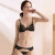 French Underwear Suit Female Lace Thin Small Chest Push up Breast Holding Foreign Trade