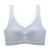 Ultra-Thin Ice Silk Back Shaping plus Size Traceless Underwear No Steel Ring Big Breast Small Gathering Bra Sports Vest Type Ladies