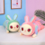 Cute Rabbit Pillow Lying Rabbit Doll Cushion Pillow Children Doll Sleep Companion Throw Pillow Plush Toy