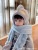 Otman Children's Hat Scarf Gloves Integrated Autumn and Winter Keep Baby Warm Thickening Three-Piece Set Boys' Scarf