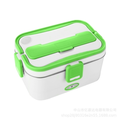 New Electric Lunch Box Set Self-Heating Heat Preservation Heating Car Lunch Box for Home and Car Stainless Steel Two-in-One Household Appliances