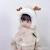 Winter Children's Hat Scarf Integrated Boys and Girls Thickened Warm Plush Cute Baby Antlers Windproof Earflaps Hat