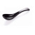 Melamine Tableware Black Frosted Soup Spoon Noodles Spoon Household Spoon Restaurant Hotel Spoon