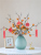 Lucky Persimmon Simulation Mountain Persimmon Fake Branches Home Decoration New Chinese Style Living Room Entrance Counter Flower Arrangement Decoration