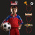 Cross-Border 2022 Qatar World Cup Headband Decorations Bar Club Party Decoration Supplies Football Trophy