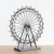 European-Style Retro Building Model Rotating Happy Ferris Wheel Decoration Creative Home Gift Metal Decoration Small Size