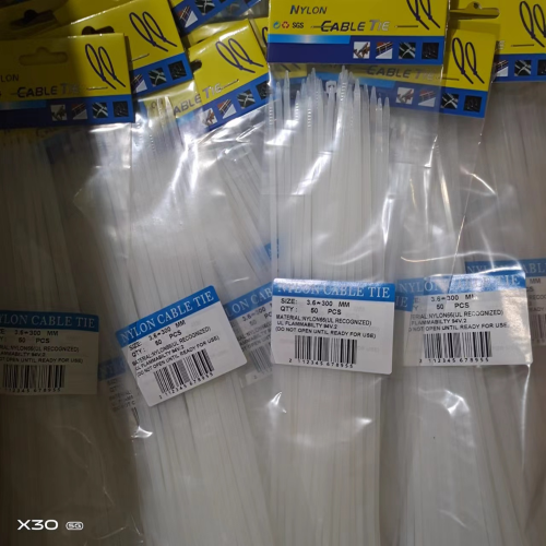 self-locking zipper ribbon 4.8 * 300cm zipper ribbon self-locking 100 nylon ribbon black and white new material