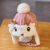 Children's Lei Feng Cap Autumn and Winter Warm Boys and Girls 2-5 Years Old Child Baby Earmuffs Hat Thick Windproof Cute Antlers