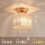 Nordic Aisle Light Corridor Hallway Balcony Simple Modern Creative Household Light Luxury Internet-Famous Crystal Small Ceiling Luminaire Surface Mounted Luminaire