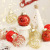 Cross-Border New Christmas Decorations Hongjin Boutique Pet Painted Christmas Ball Set Christmas Tree Ornament Ball