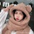 2022 New Bear Hat Scarf Gloves Three-Piece Set Female Winter All-Match and Cute Plush Thermal Three-Piece Suit