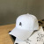 Leather Sauce Letter Blue Baseball Cap Female Spring and Summer Day Peaked Cap Korean Hip Hop Versatile Sun Protection Sun Hat