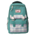 Gentle Plaid Backpack Middle School Student Large Capacity High School Student Girl Simple All-Match Campus Backpack