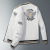 European Station Fashion Brand Baseball Collar Jacket 2022 Spring and Autumn New Embroidered Slim-Fit Trendy Men's Flight Jacket