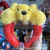 Cute Japanese Chubby Pooh Bear Bunny Headband Black Nose Squirrel Brothers Amusement Park Headband