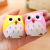 Korean Stationery Cute Cartoon Owl Pencil Sharpener Plastic Pencil Shapper Cartoon Animal Modeling XZ-79