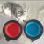 Pet Supplies Folding Bowl for Pet Silicone Bowl for Pet Dog Bowl Candy Color Fashion Folding Portable Food Basin Water Bowl