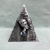Decorative Desk Gift Egyptian Pyramid Model Wrought Iron Table Landmark Building Model Decoration Crafts Coin Bank