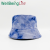In Stock!!!New Vintage Print Reversible Fisherman Hat Travel Travel Men and Women Summer Sun Protection Tie-Dye