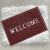 New Two-Color Wire Loop Factory Supply Carpet Mat PVC Brushed Embossed Foot Mat Home Entrance Bathroom Mat