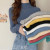 Women's Sweater Girls High Elastic Bottoming Shirt Warm Bedford Cord Sweater Solid Color Female Student Boutique Live Broadcast Supply Wholesale