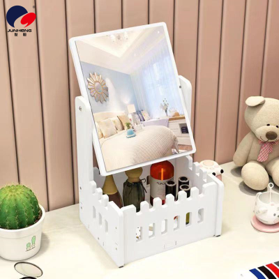 Mirror Makeup Mirror Simple Desktop Makeup Mirror Internet Celebrity Table Mirror Household Desk Can Stand Dormitory Students Dressing Mirror