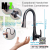 Zinc Alloy Stainless Steel Non-Contact Automatic Touch-Free Control Pull-down Kitchen Faucet Sensor Faucet