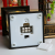 New Water Injection Telephone Booth Storm Lantern Candlestick Led Home Desktop Window Snowflake Crystal Storm Lantern 