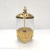 Gold-Plated Wrought Iron Sucrier Glass Pot Body 160ml / 410ml
