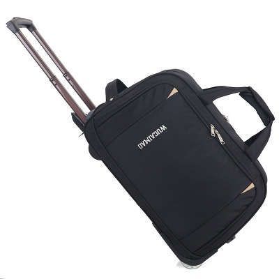 Wholesale Trolley Bag Large Capacity Travel Bag Foldable Oxford Cloth Luggage Portable Tugboat Boarding Bag 20/24
