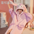 Coral Velvet Night-Robe Women's Autumn and Winter Pajamas Cute Fleece-Lined Thick Bathrobe Long Flannel Homewear Suit