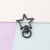 Color Paint Shaped Hooks Five-Pointed Star Exquisite Keychain Girls' Bags Hanging Buckle Internet Celebrity DIY Decorative Pendant
