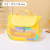 New Transparent Makeup Wash Bag Portable PVC Waterproof Portable Good-looking Storage Bag Stitching Cosmetic Bag Wholesale