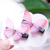 Fairy Butterfly Headdress Ancient Style Hair Accessories Diamond-Embedded Double-Layer Three-Dimensional Tulle Butterfly Dream Headdress for Han Chinese Clothing