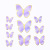 Factory Supply Ins Style Butterfly Cake Decoration Birthday Cake Insertion Pink Butterfly Birthday Cake Plug-in