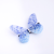 Ancient Costume Girl Butterfly Headdress Han Chinese Clothing Hair Accessories Three-Dimensional Double-Layer Tulle Butterfly Diamond-Embedded Fairy Ancient Style Hair Accessories