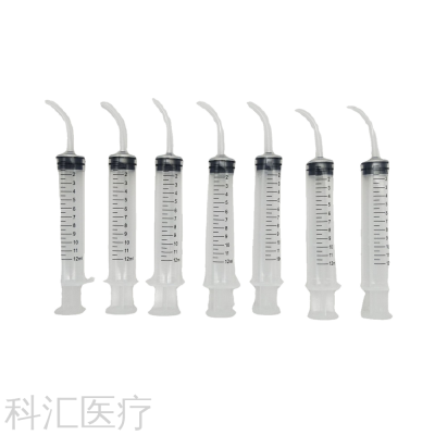 Dental Elbow Syringe Tooth Irrigation Injection Impression Material Dental Consumables Silicone Rubber Imprinting