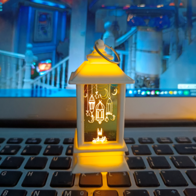 LED Electronic Candle Light Middle East Festival Ambience Light Small Night Lamp Button Electronic Home Light Cross-Border Small Wind Light
