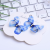 Han Chinese Clothing Butterfly Headdress Smart Young Girl Jewelry Multi-Layer Mesh Butterfly Fairy Mori Girl Photo Three-Dimensional Headdress
